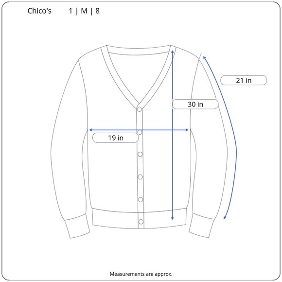 Chicos Womens Daniella Cardigan Sweater Tribal Diva 3/4 Sleeve Rayon Size 1 | M - Picture 3 of 14